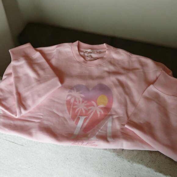 LoveShackFancy - LA Pullover/Sweatshirt - Pink - Size M/L, Limited Edition - NWT - Picture 12 of 15